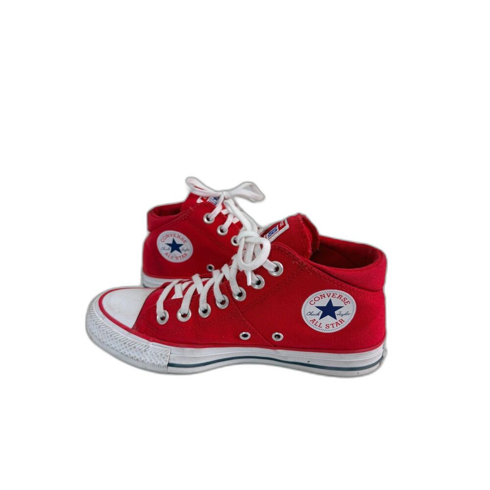 Converse Chuck Taylor All Star Madison Mid Womens 7 Red Canvas 566501F